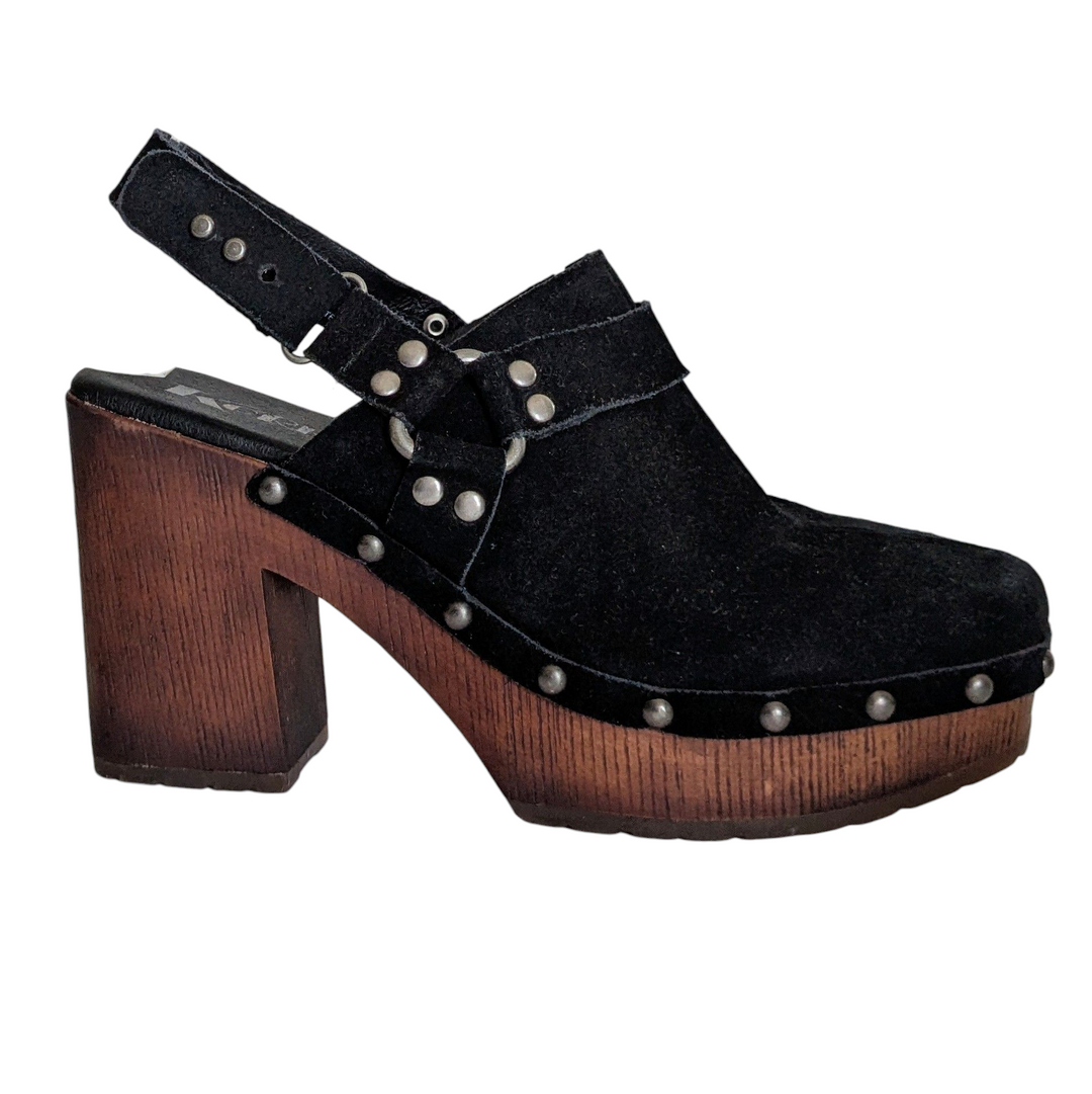 Korks Suede Clogs Size 6
