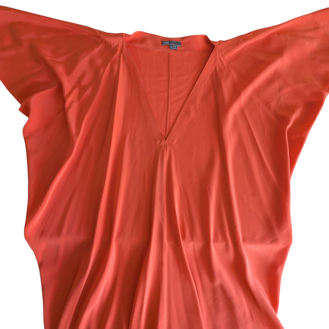 Vince Silk Tunic Dress Size Large