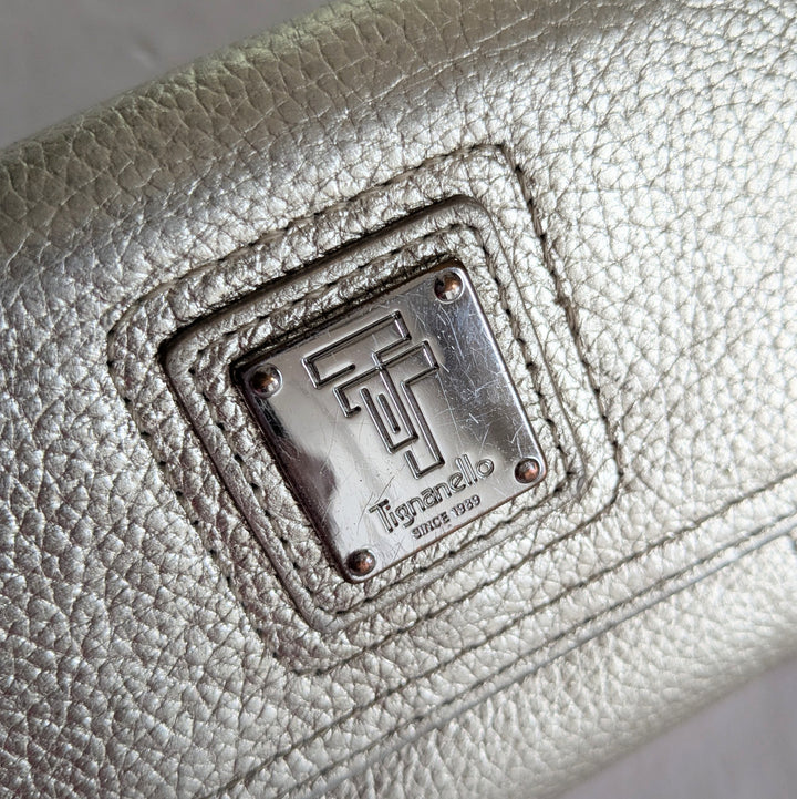 Tignanello Gold Leather Wallet