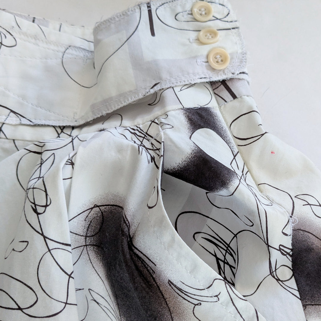 Prada Cotton Pleated Skirt Size 38/6