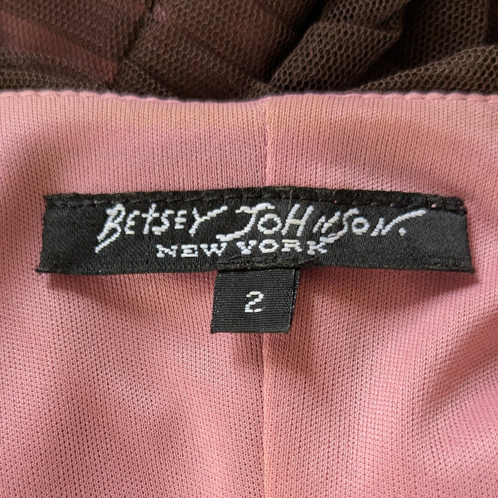 Betsey Johnson Vintage Midi Cocktail Dress Size 2