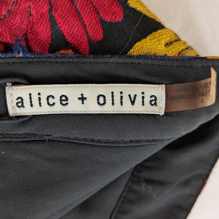 Alice + Olivia Loran Jacquard Skirt Size 4