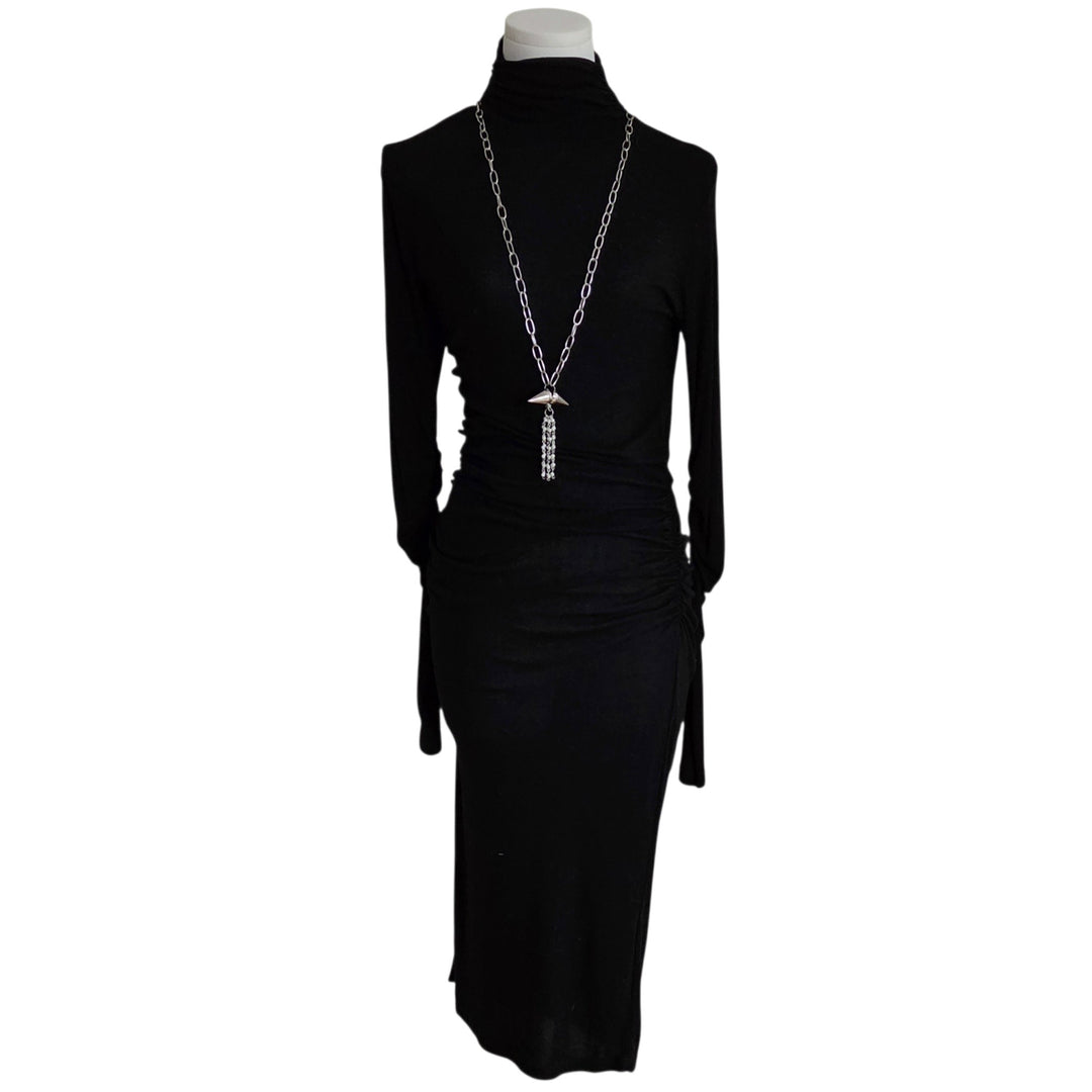 James Perse Black Knit Dress Size 2