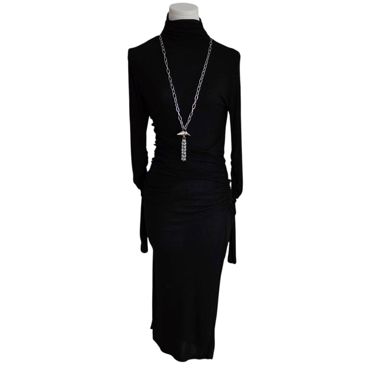 James Perse Black Knit Dress Size 2