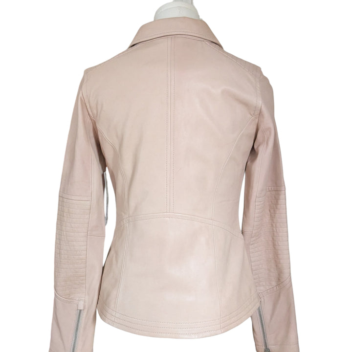 Athleta Salt Flat Leather Moto Jacket Size XS