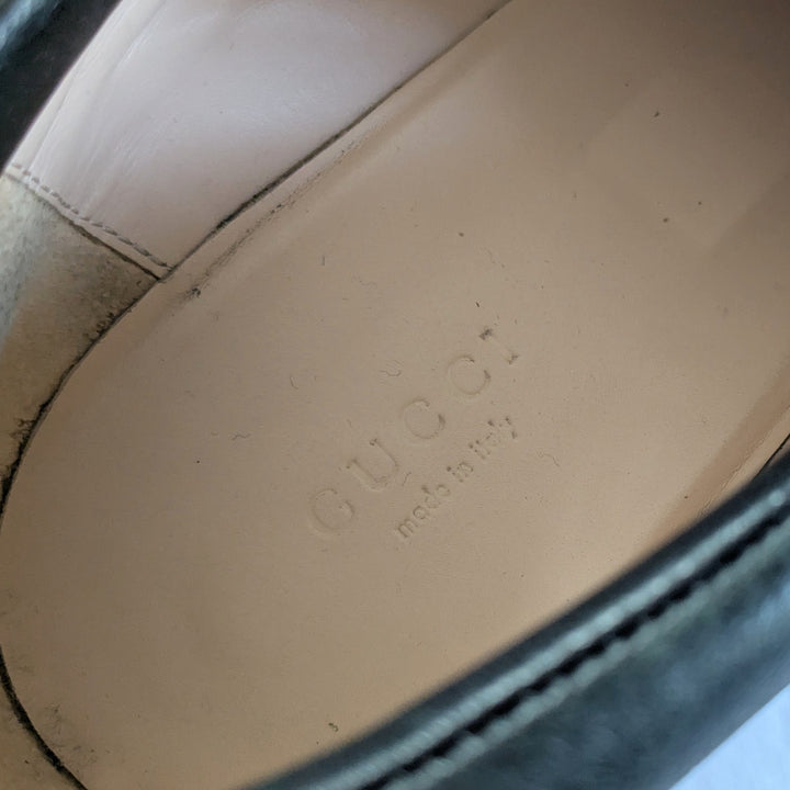 Gucci Sylke Platform Leather Loafers Size 41.5