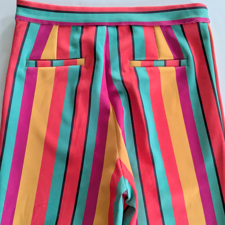 A Calin for Flying Tomato Striped Pants Size Medium