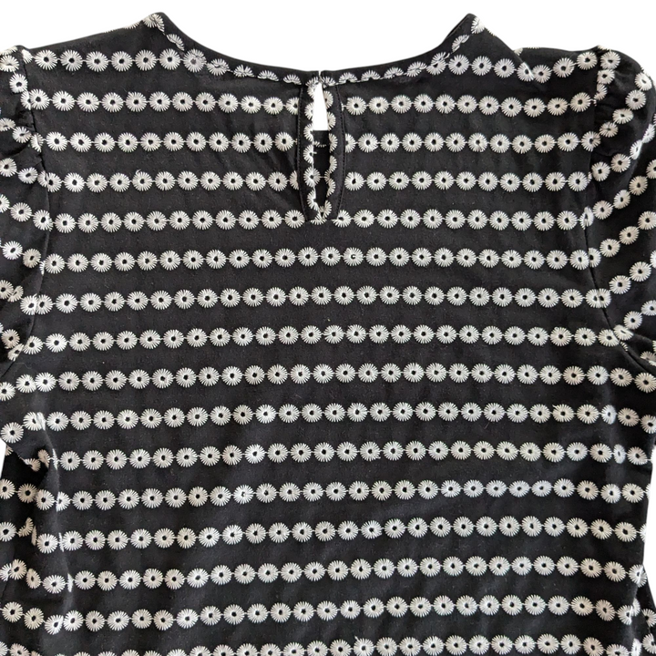 Ann Taylor Black & White Top Size Small