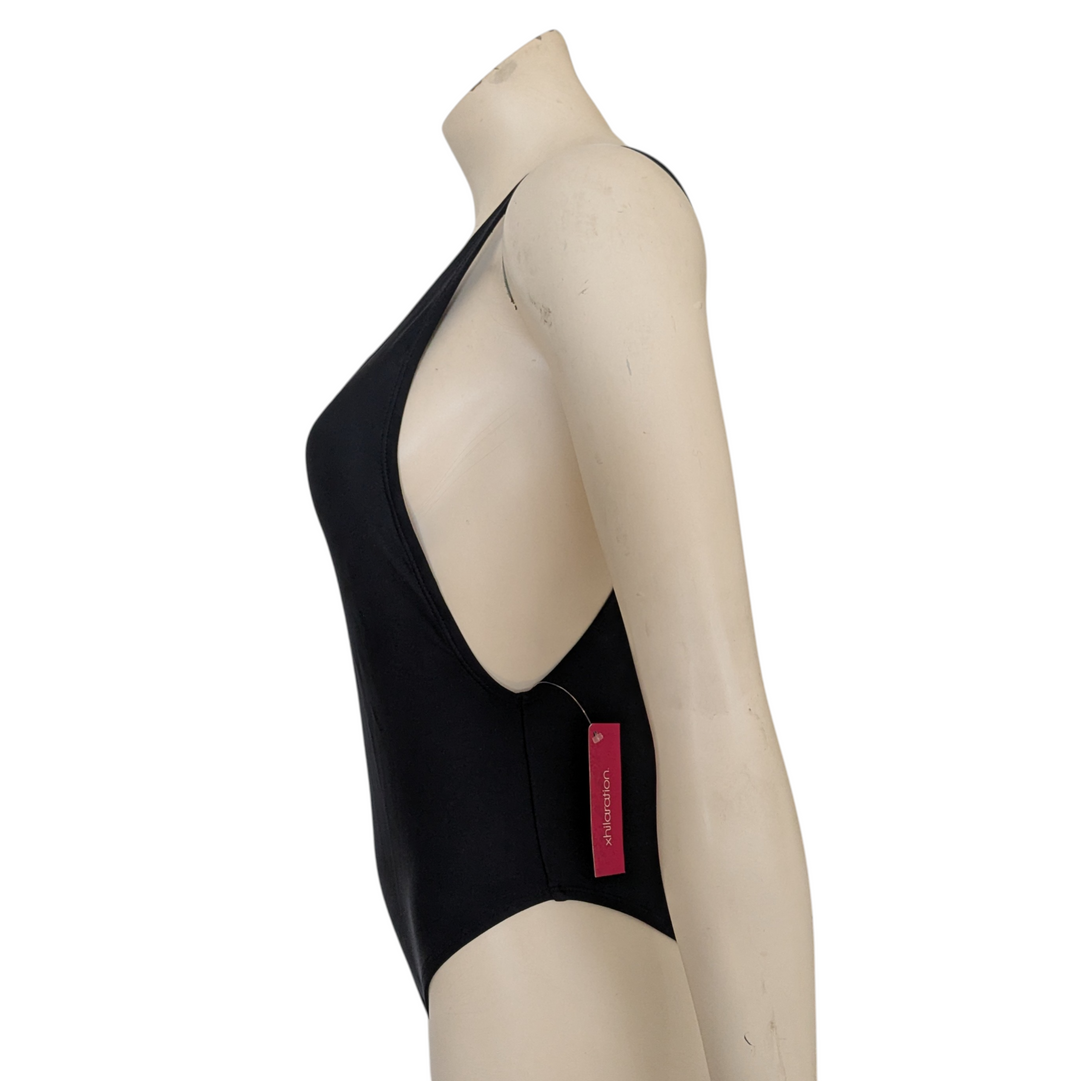 Xhilaration Black Tank Swimsuit Size Medium