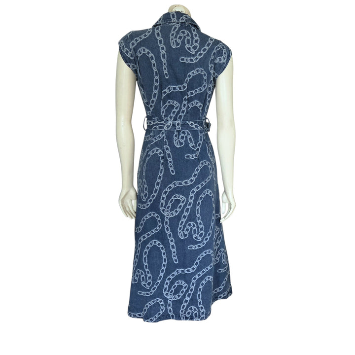 Zoe & Claire Denim Midi Dress Size XS