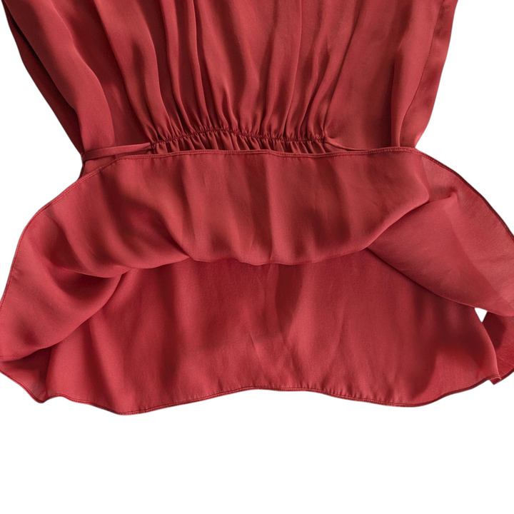 Theory Silk Blouse Size Small