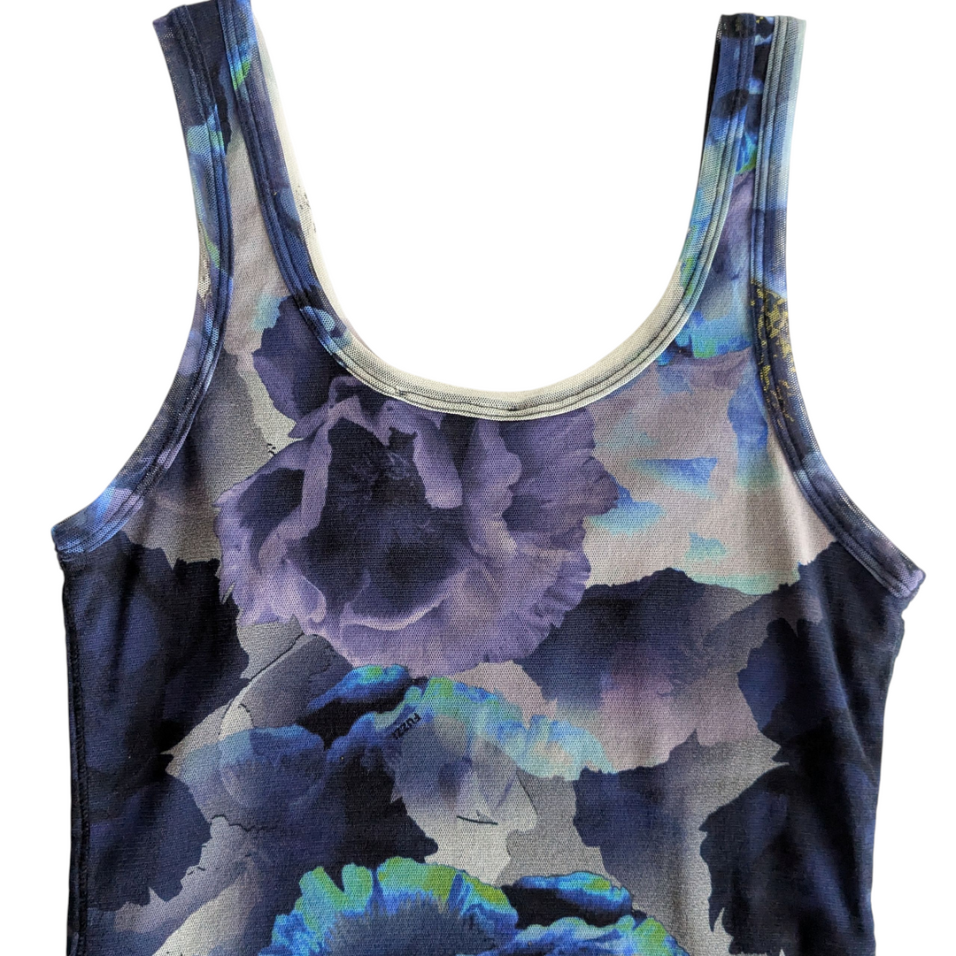 Fuzzi Mesh Tank Top Size Small