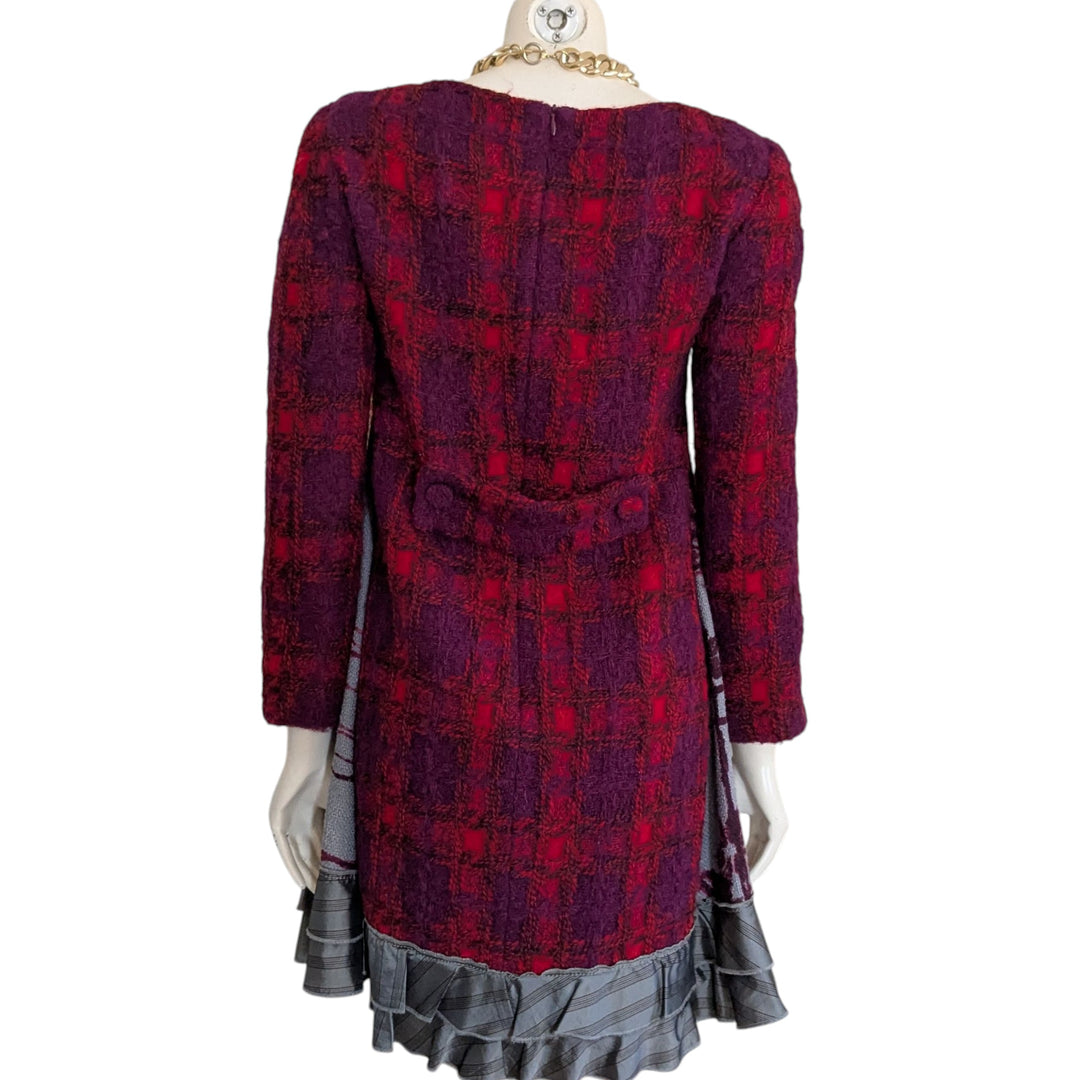 Philosophy de Alberta Ferretti Mohair and Wool Blend Dress Size XS