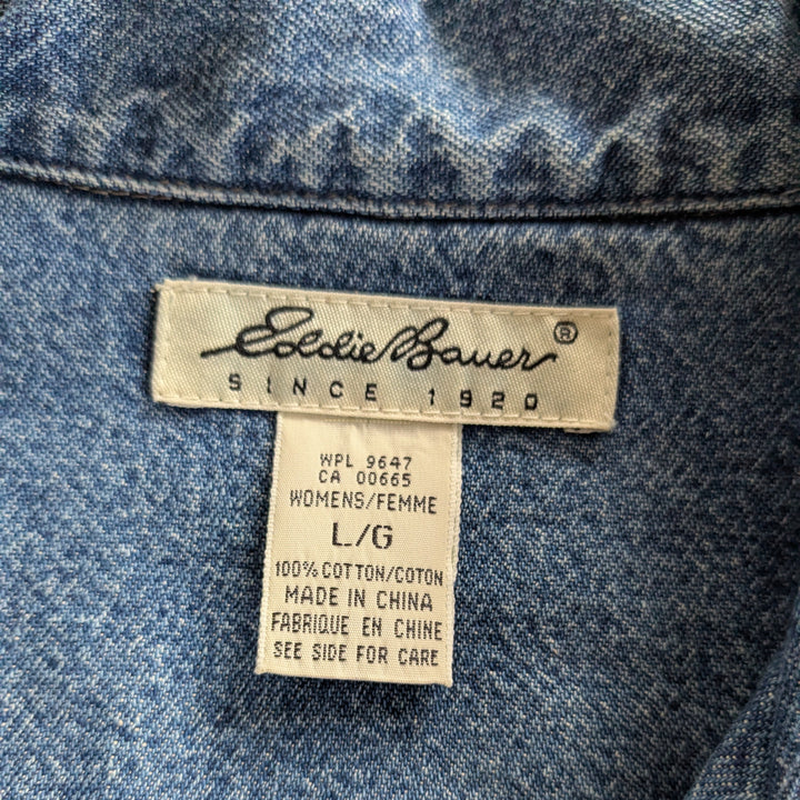 Eddie Bauer Denim Dress Size Large