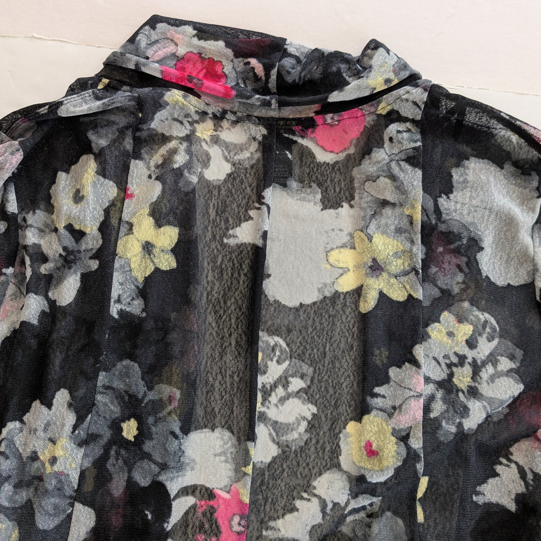 Ali Miles Mesh Open Cardigan Size 3X