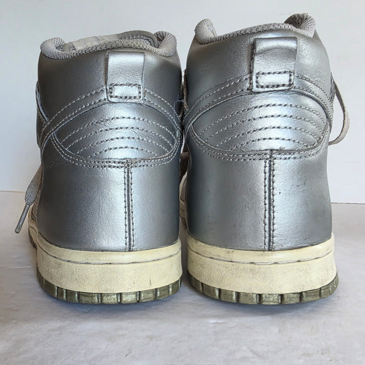 Nike High Dunk Metallic Glitter Sneakers Size 40.5