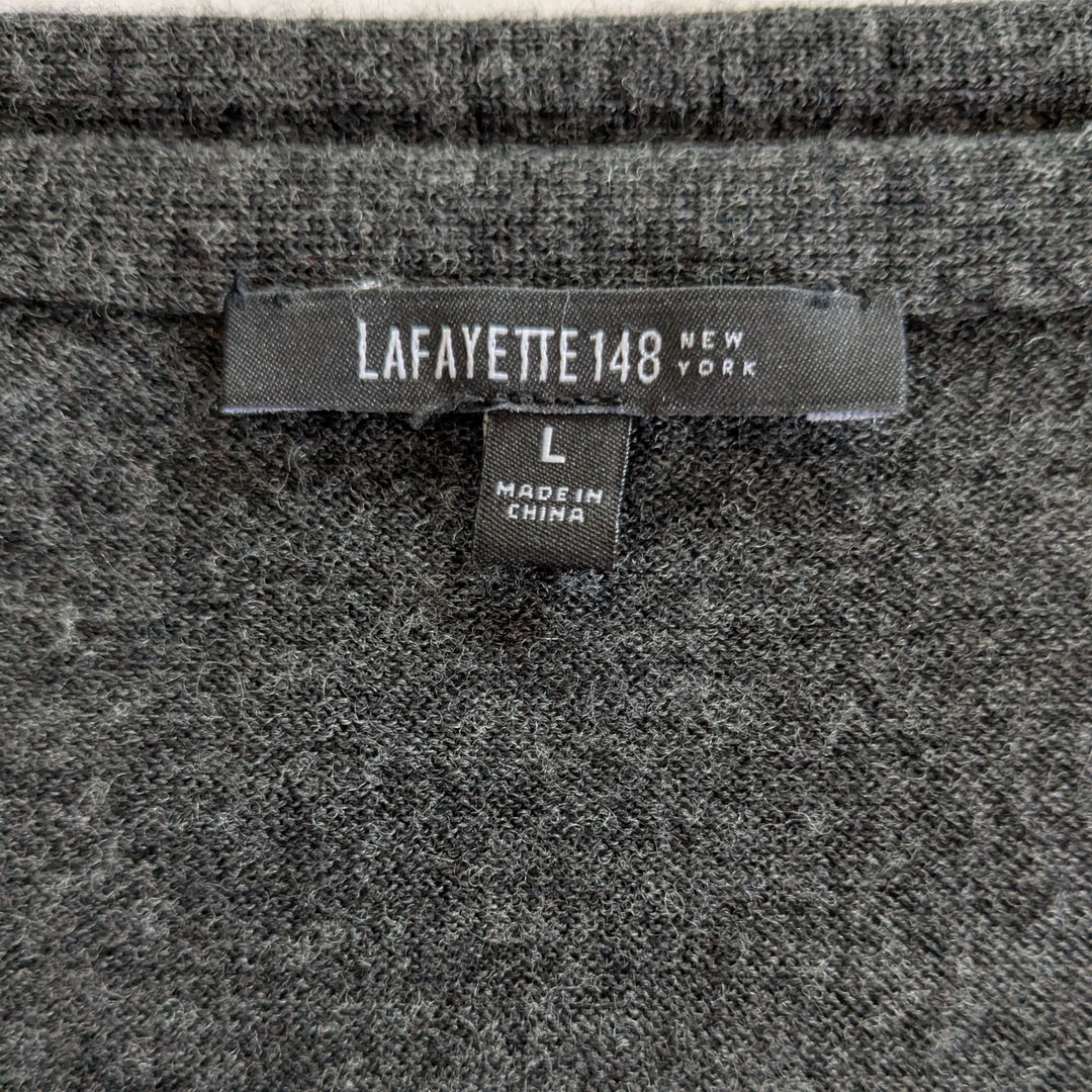 Lafayette 148 Short Sleeve Cardigan Size Large