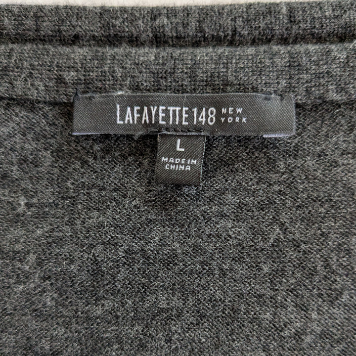 Lafayette 148 Short Sleeve Cardigan Size Large