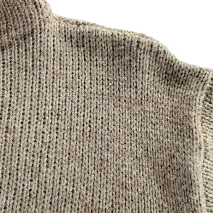 Club Monaco Metallic Gold Sweater Size Medium