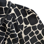 INC Animal Print Trench Coat Size Small Petite