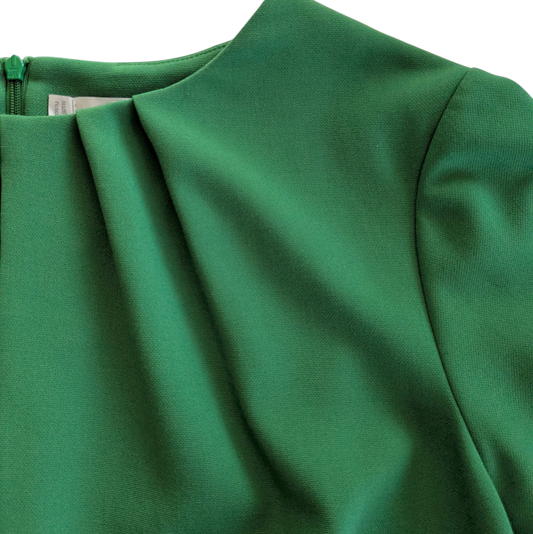 Hobbs Tillie Green Sheath Dress Size 14