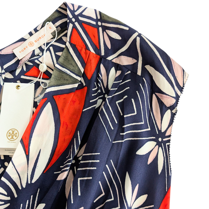 Tory Burch Acoma Pottery Midi Dress Size 12