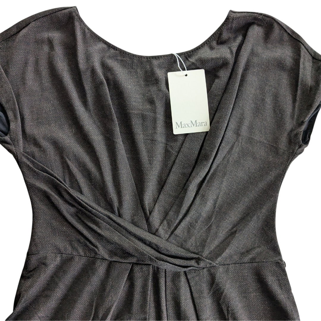 MaxMara Wool Jersey Midi Dress Size 14 NWT