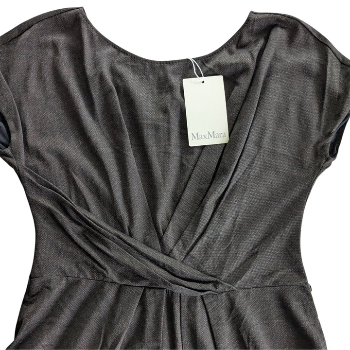 MaxMara Wool Jersey Midi Dress Size 14 NWT