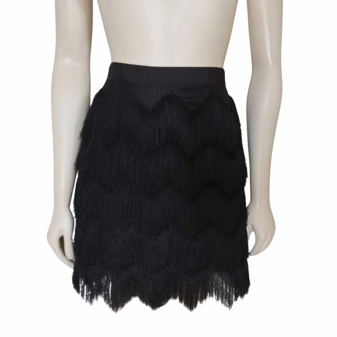 Vince Camuto Fringed Mini Skirt Size Large