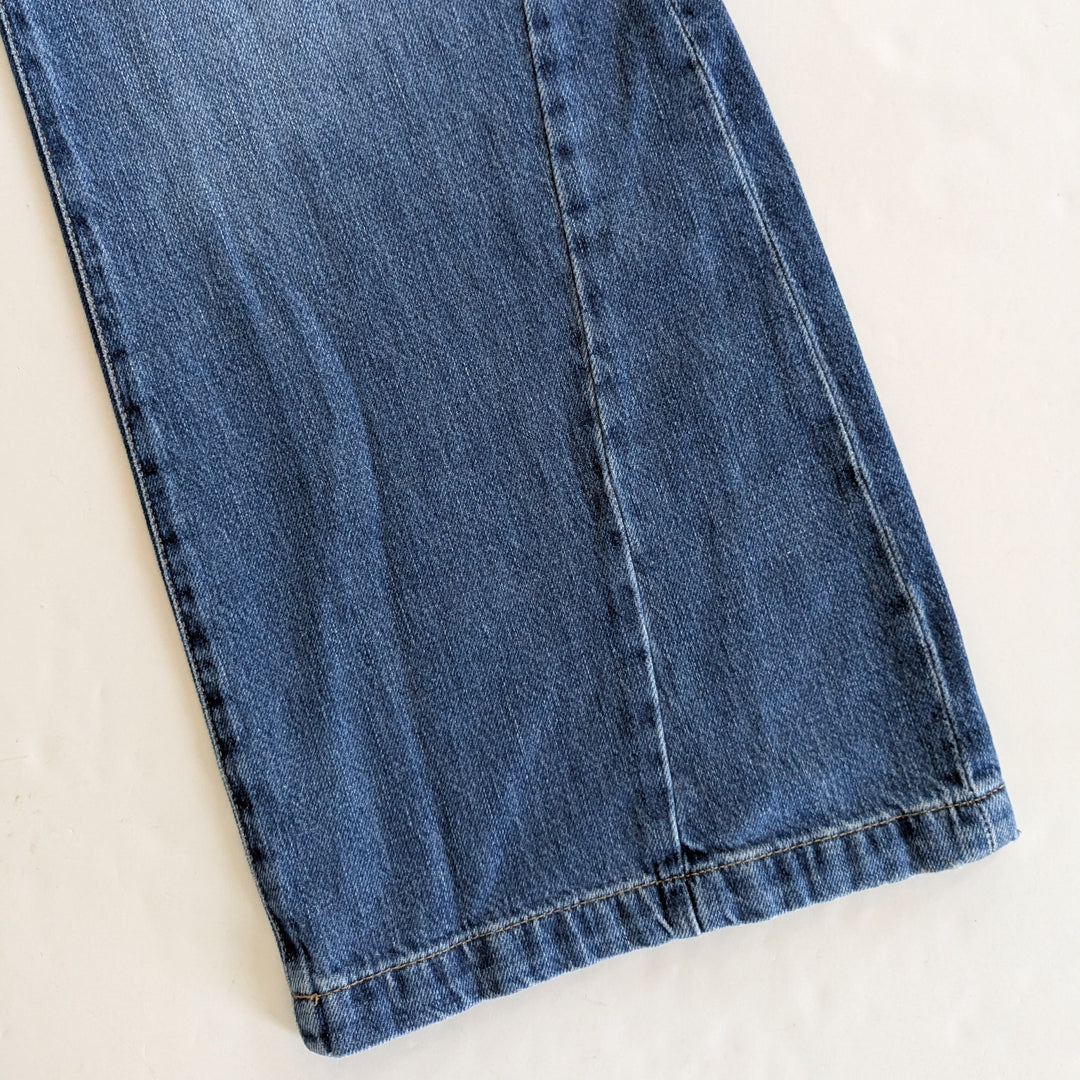 Frame Le Baggy Palazzo Jeans Dark Wash Size 27