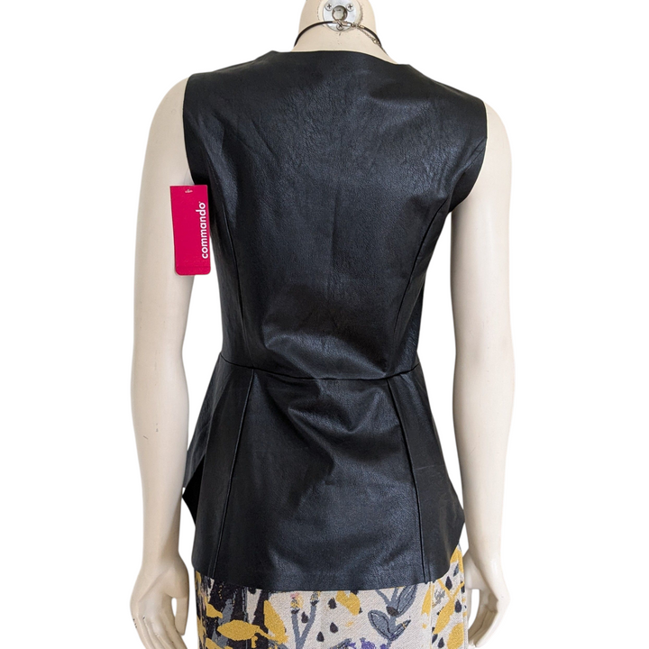 Commando Faux Leather Top Size Small