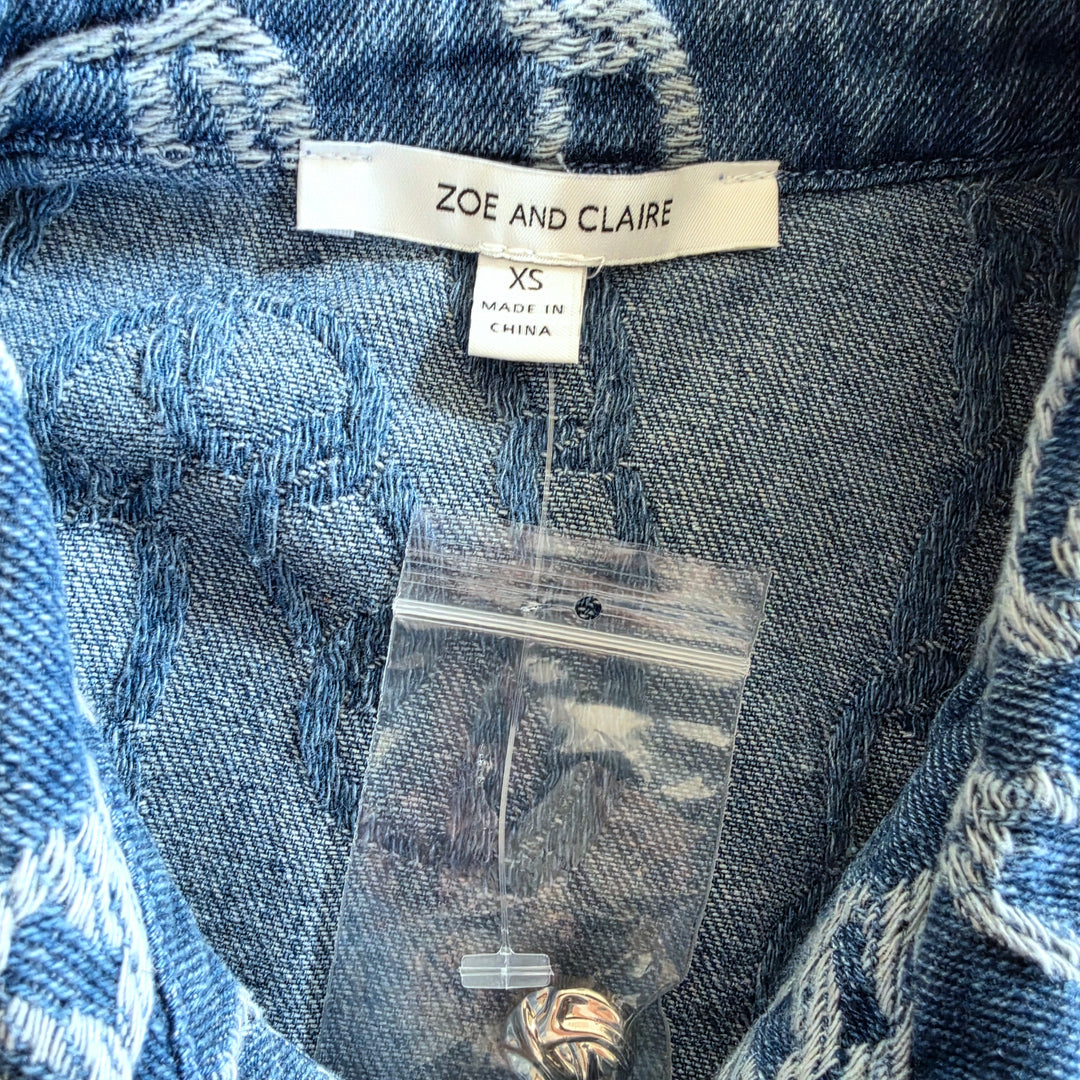 Zoe & Claire Denim Midi Dress Size XS