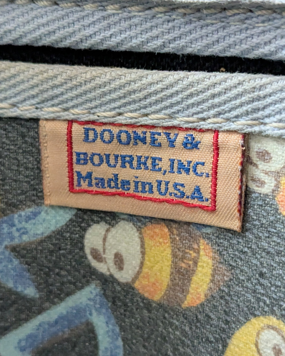 Dooney & Bourke Bumble Bee Print Satchel