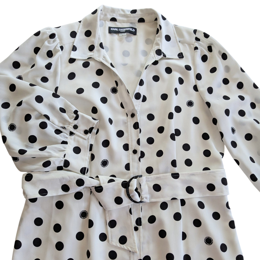 Karl Lagerfeld Paris Shirt Dress Size 12