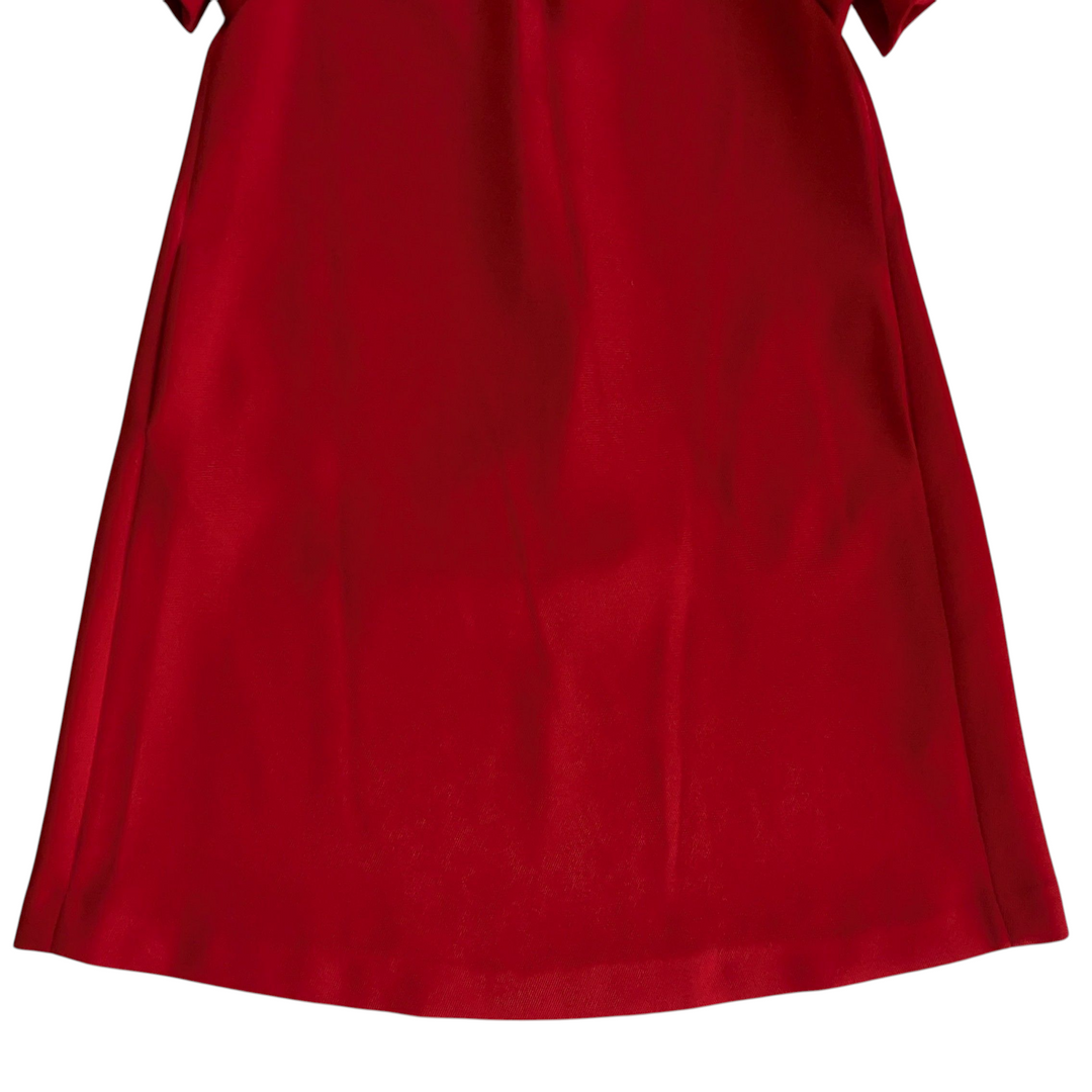 Adolfo Dominguez Red Pique Dress Size 40/6