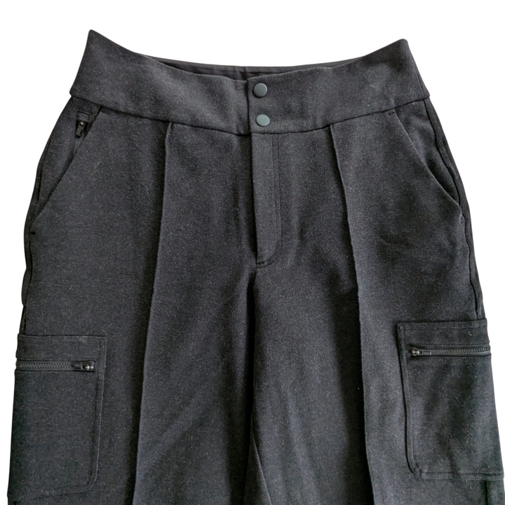 Athleta Venice Heathered Grey Cargo Pants Size 14