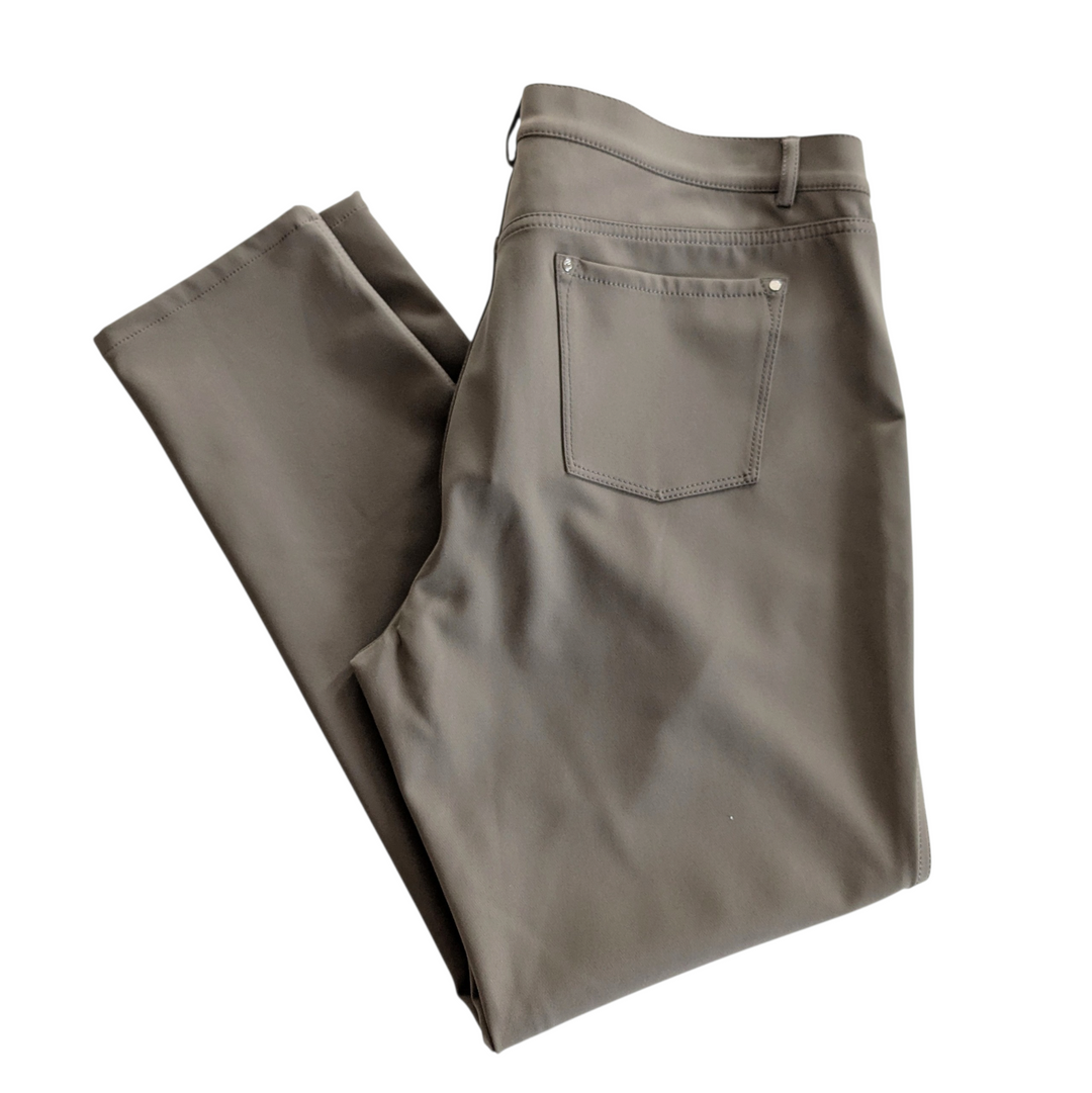Lafayette 148 Olive Mercer Pants Size 14