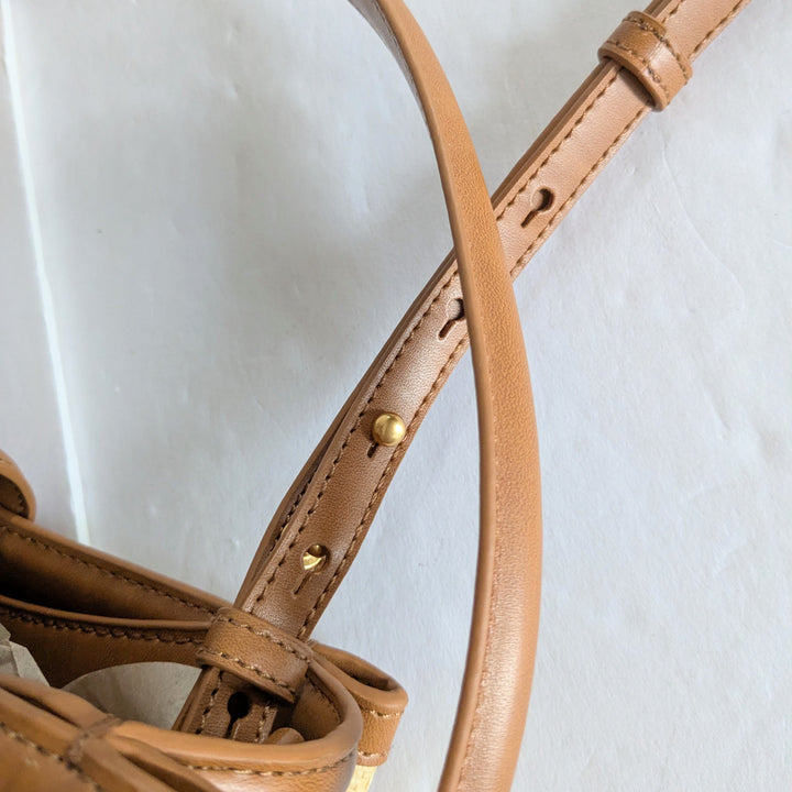 Charles & Keith Raffia Convertible Shoulder Bag