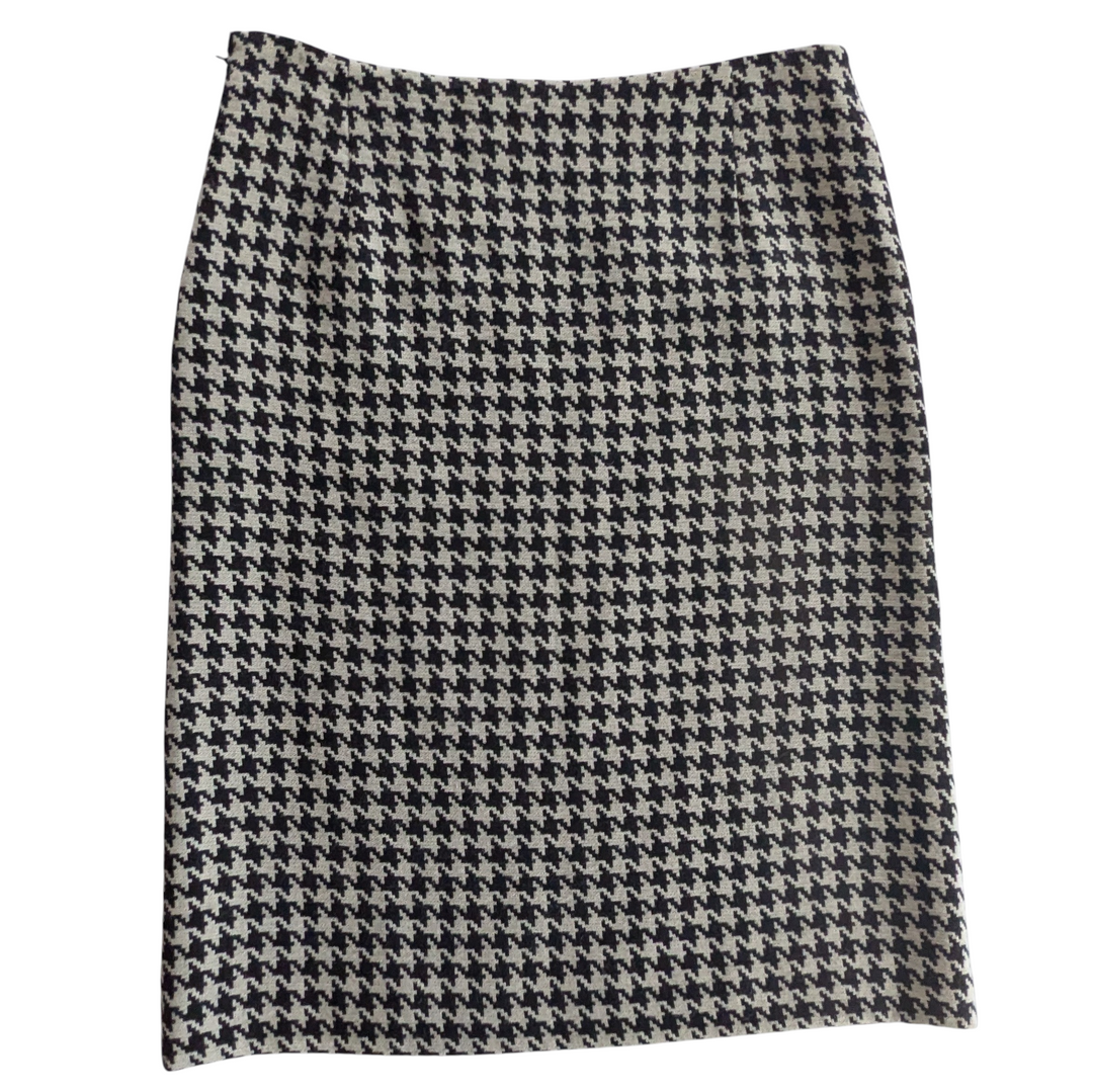 MaxMara Houndstooth Pencil Skirt Size 6