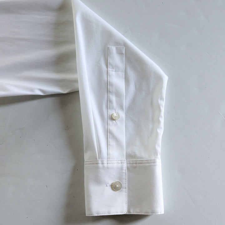 Theory Cropped Button Down Shirt Size Small