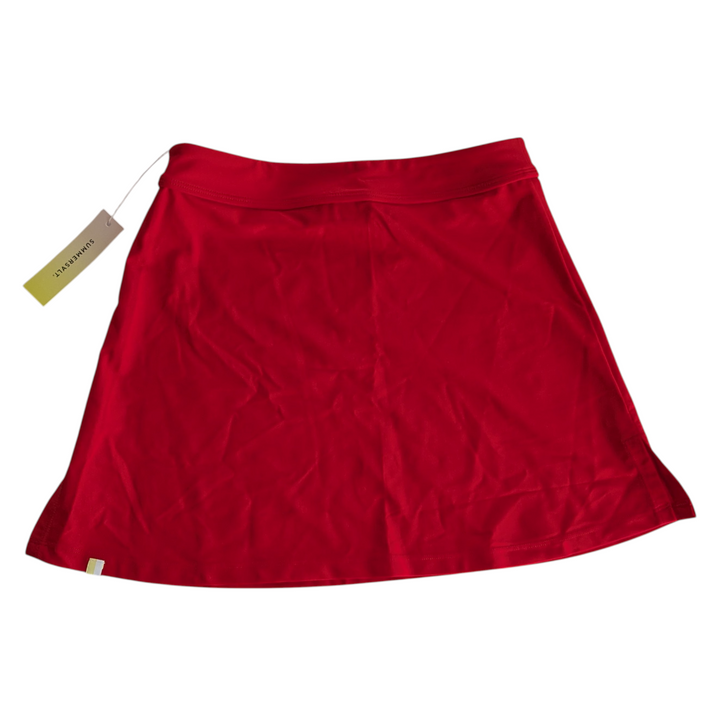 Summer Salt Red Swim Skirt Size XS