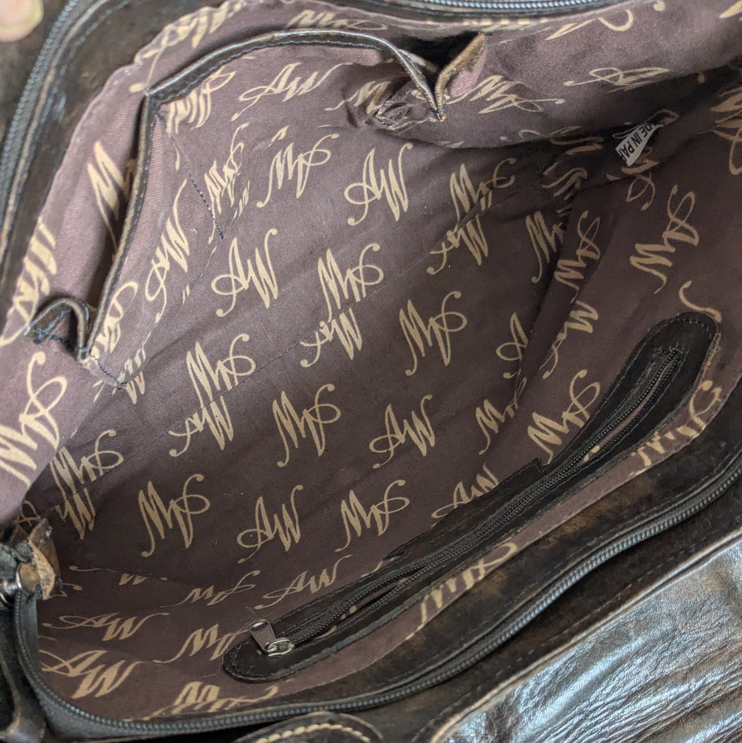 American West Shoulder Bag and Wallet Set