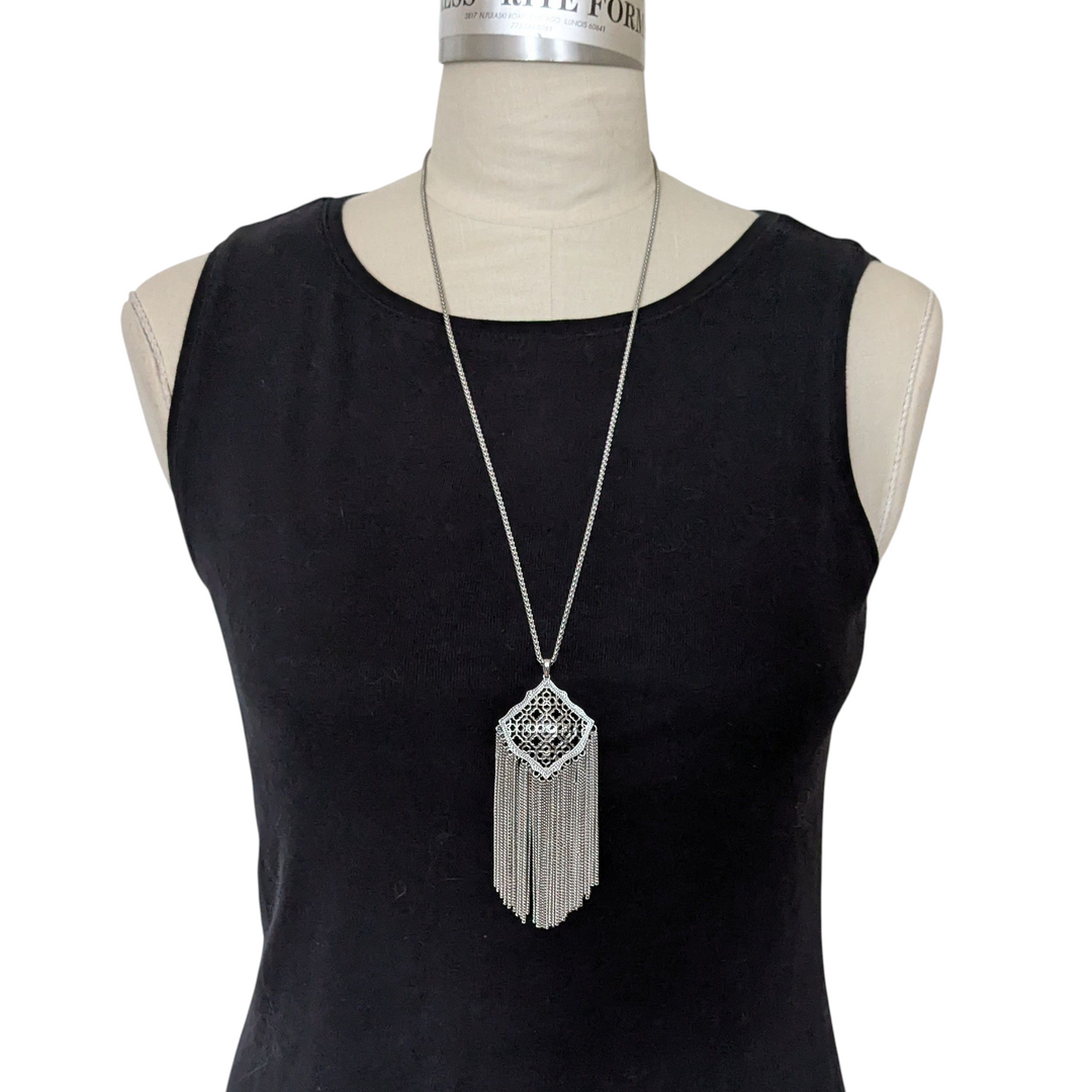 Kendra Scott Kingston Fringe Tassel Pendant Necklace
