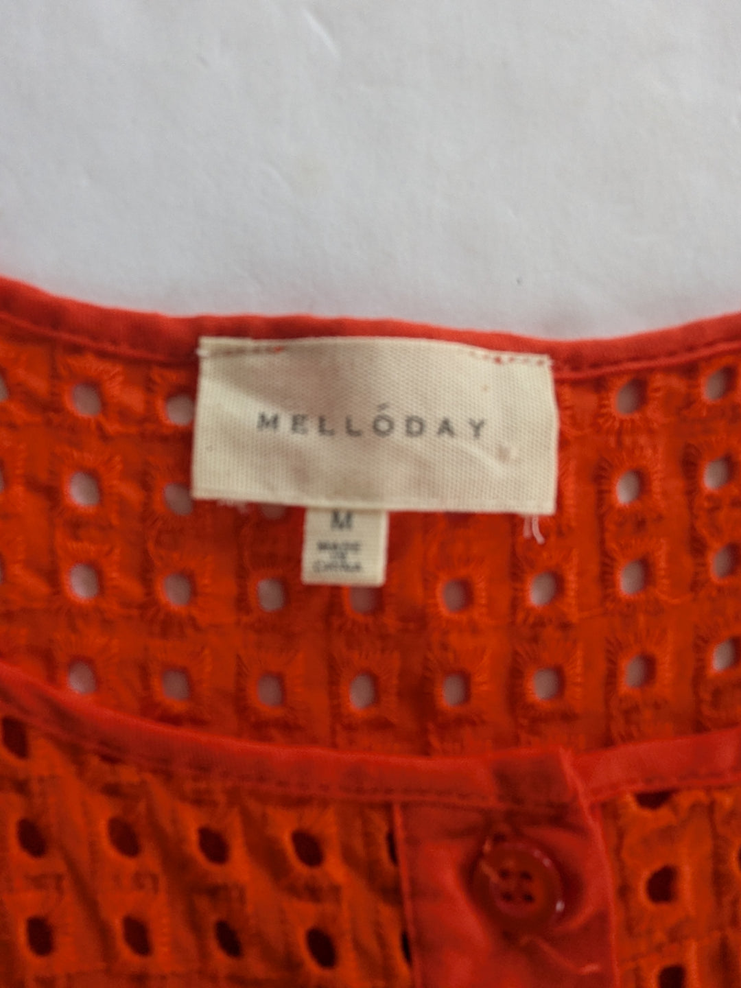 Melloday Eyelet Dress Size Medium