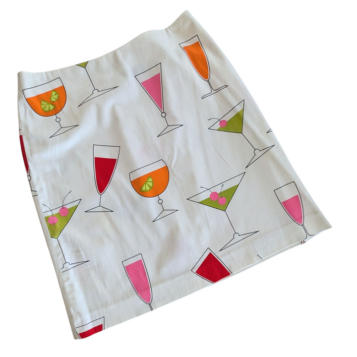 Randi M Print Pencil Skirt Size 4