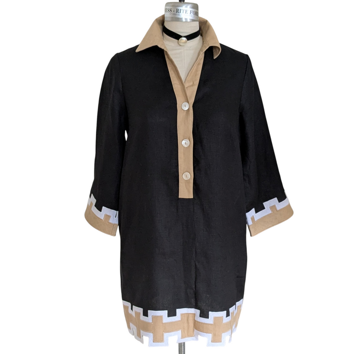 Tuckernut x Atlantic-Pacific Collier Linen Dress