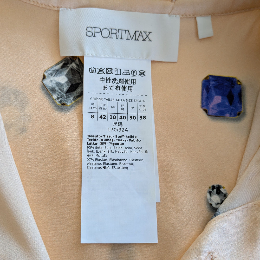 Sportmax by Max Mara Silk Blouse Size 8