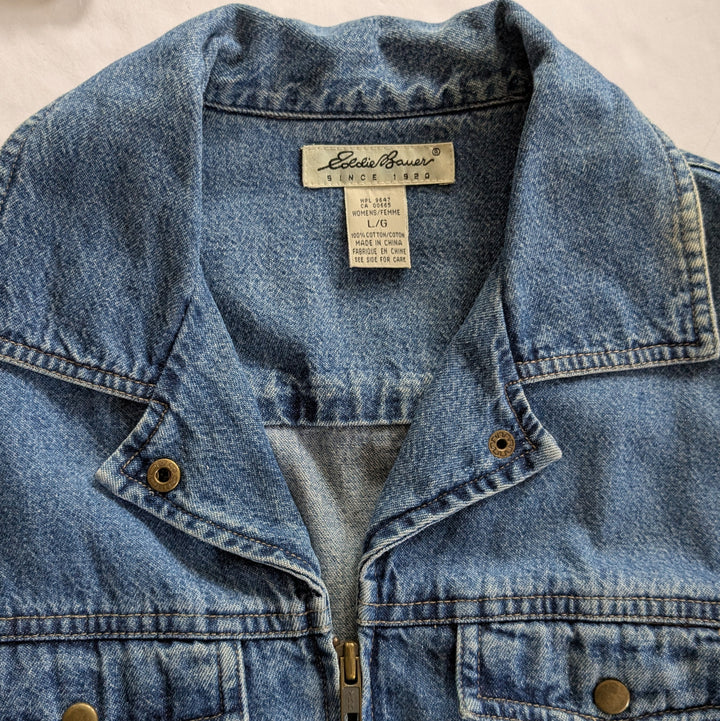 Eddie Bauer Denim Dress Size Large