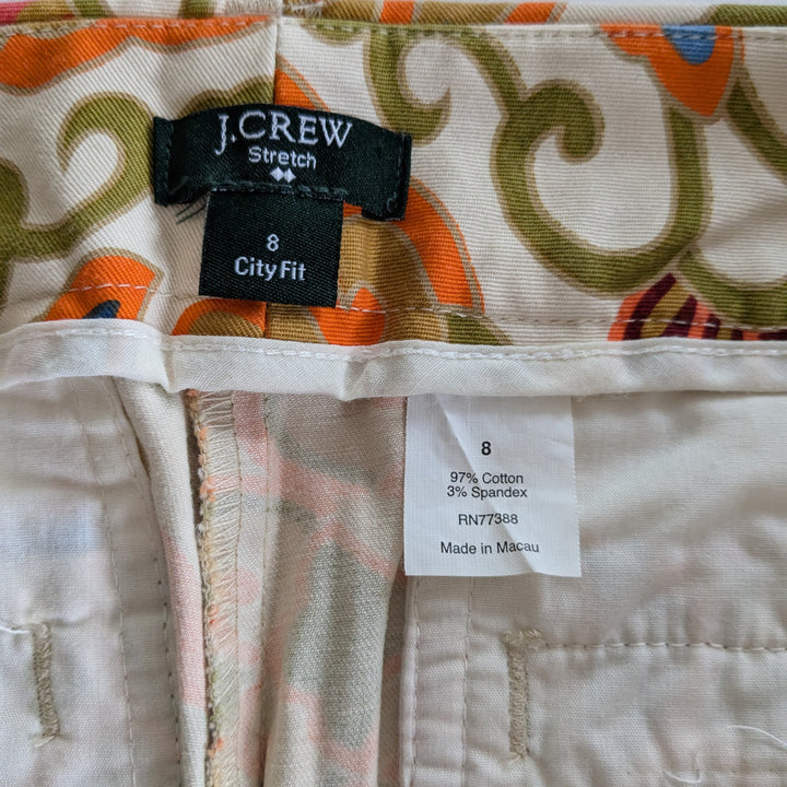 J. Crew City Fit Cropped Pants Size 8