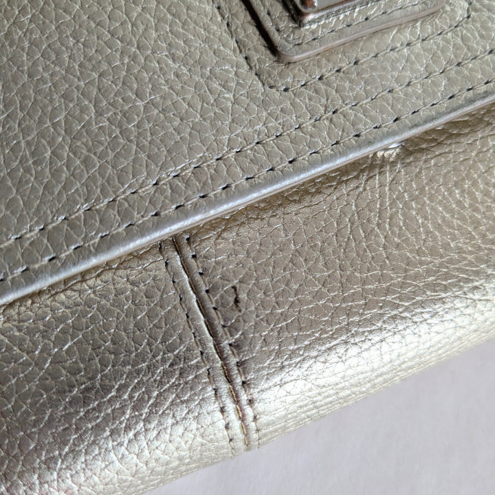 Tignanello Gold Leather Wallet
